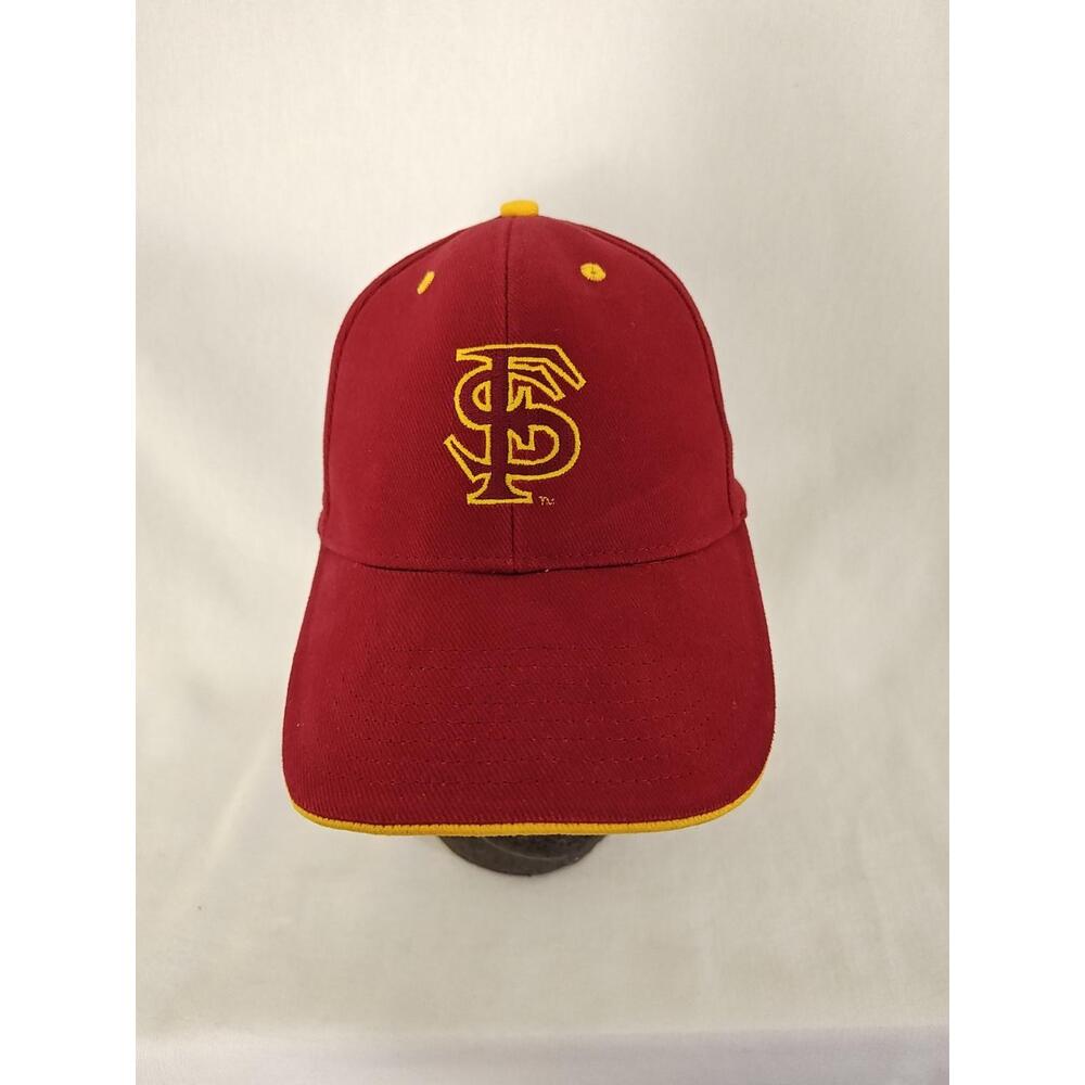 FSU Florida State Seminoles NCAA Licensed‎ Baseball Hat Cap Red Yellow